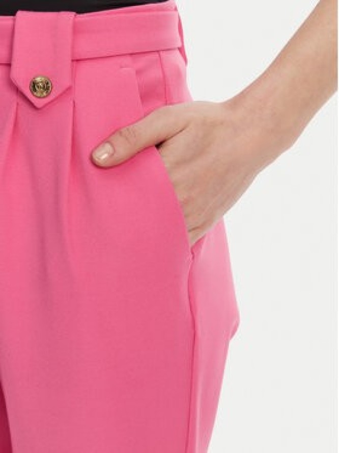 Versace Jeans Couture Spodnie materiałowe 78HAA111 Różowy Straight Fit