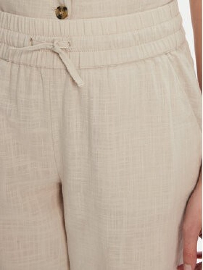 Vero Moda Spodnie materiałowe Caia 10333796 Beżowy Wide Leg