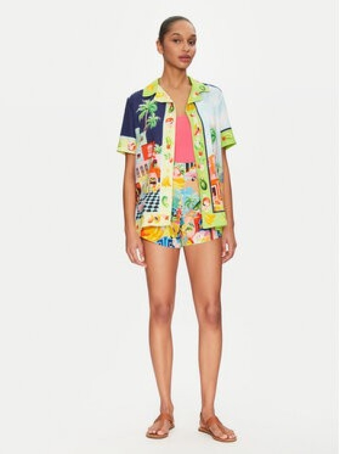 Seafolly Szorty materiałowe Cuba 55443-SH Kolorowy Relaxed Fit