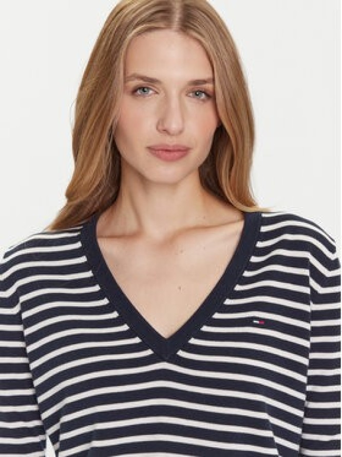 Tommy Jeans Sweter Essential DW0DW19888 Granatowy Regular Fit