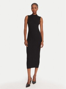 Guess Sukienka dzianinowa W5BK23 Z3OW2 Czarny Slim Fit