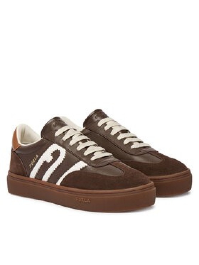 Furla Sneakersy Allegra Lace-Up YM52ALG BX4690 BD 5297S Brązowy ciemny