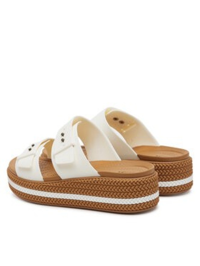 Crocs Klapki Brooklyn Woven Buckle 209978 Biały