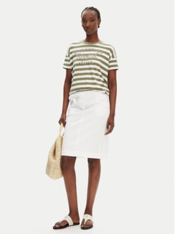 Olsen Spódnica ołówkowa 16001367 Biały Slim Fit