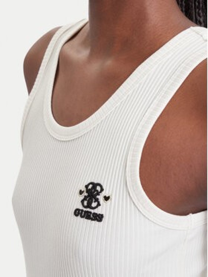 Guess Top V6BP10 K6791 Kremowy Slim Fit