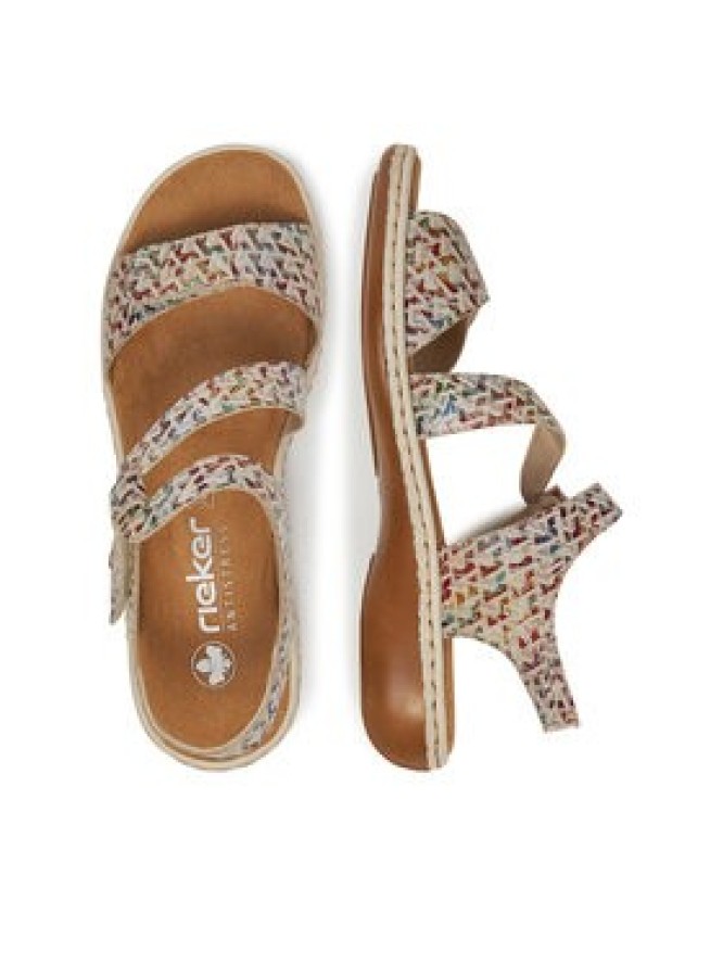 Rieker Sandały 659C7-94 Beżowy