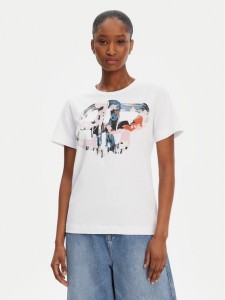 Munthe T-Shirt Prato 252110425260 Biały Regular Fit