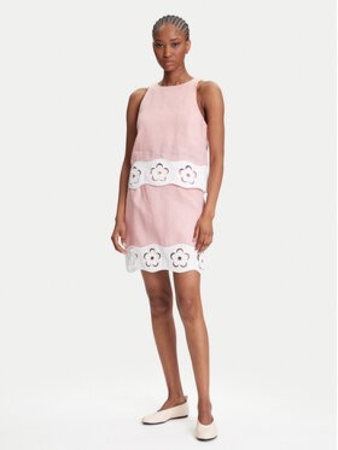 STAUD Bluzka Mika R25S1148LN Różowy Regular Fit