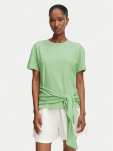 Tommy Hilfiger T-Shirt WW0WW49256 Zielony jasny Relaxed Fit