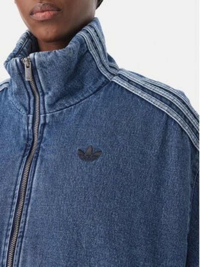 adidas Kurtka jeansowa Firebird Jacket KT4232 Niebieski Regular Fit