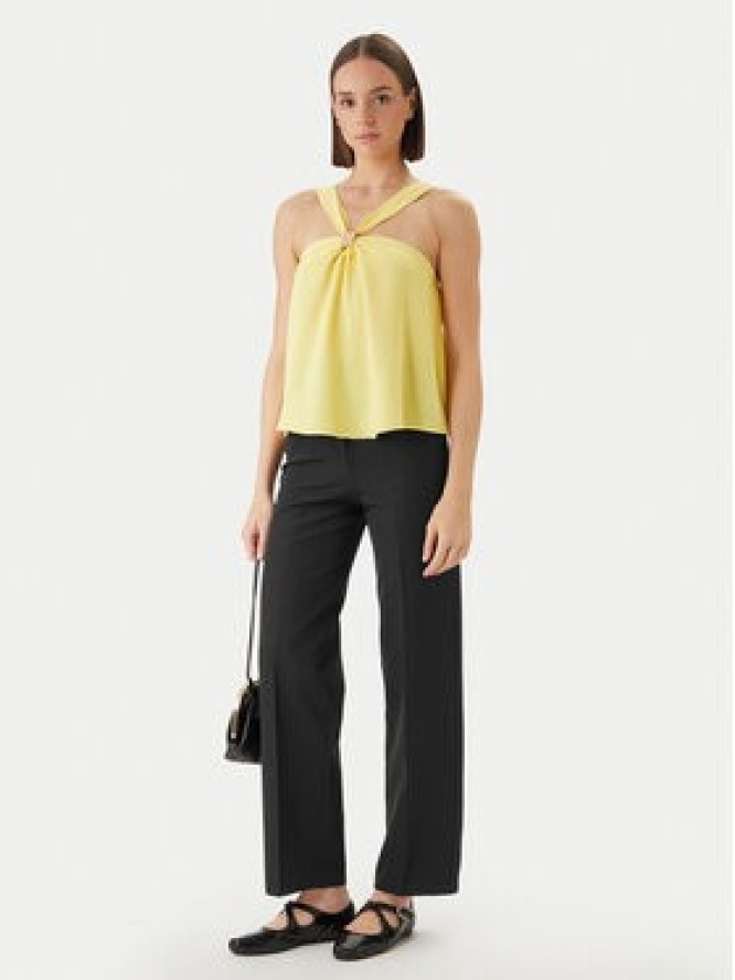 Morgan Spodnie materiałowe 242-POYA.F Granatowy Straight Fit