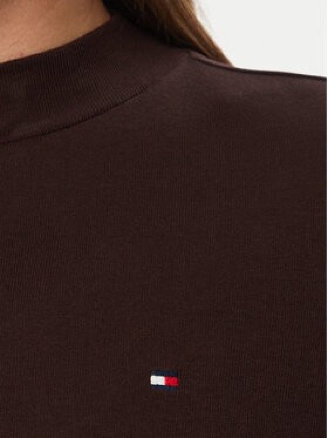 Tommy Hilfiger Bluzka Cody WW0WW47307 Brązowy ciemny Slim Fit