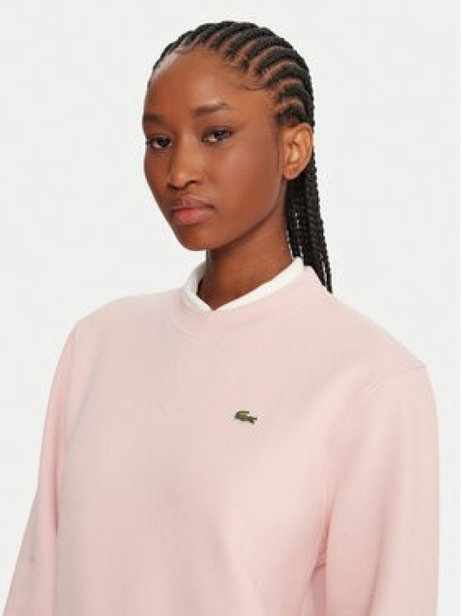 Lacoste Bluza SF5245 Różowy Relaxed Fit