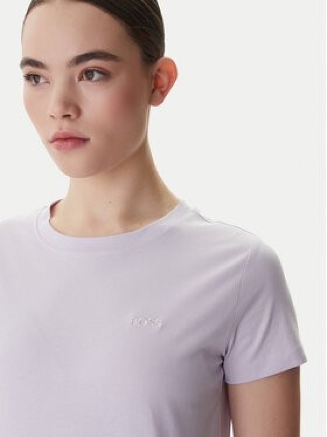 BOSS T-Shirt C_Esogo_1 50506973 Fioletowy Slim Fit