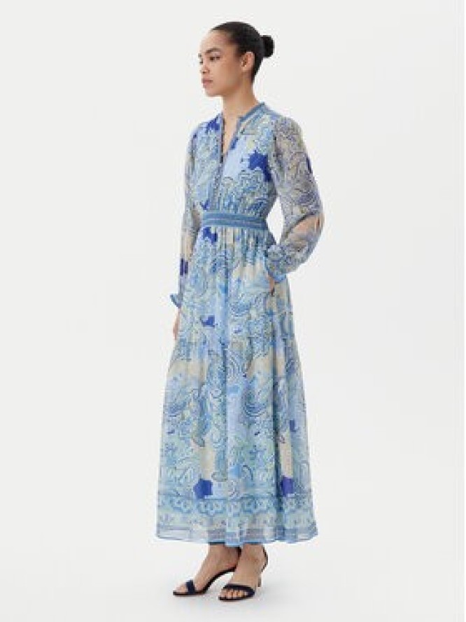 Hale Bob Sukienka letnia 4YDD630L Niebieski Regular Fit