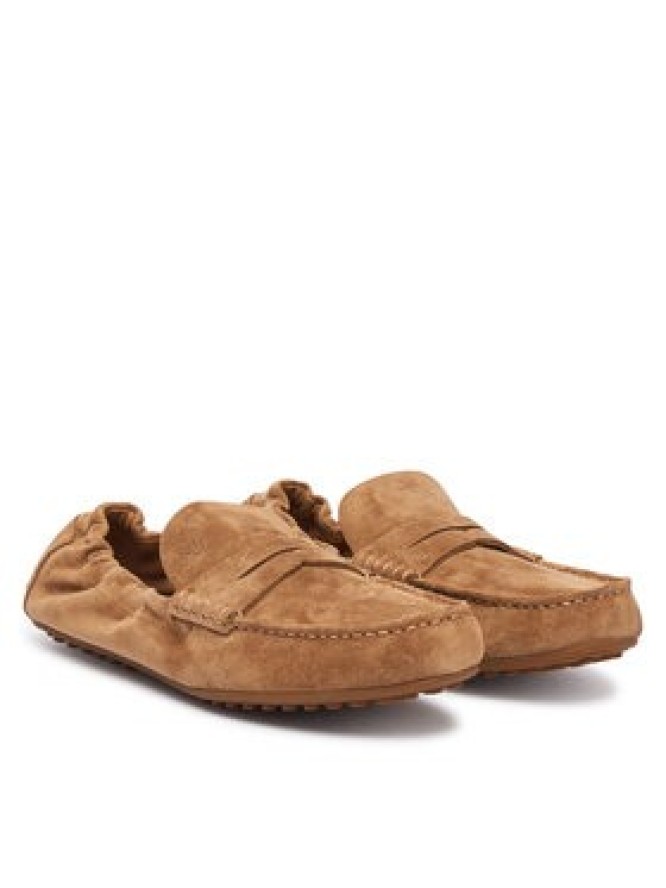 LAUREN RALPH LAUREN Mokasyny Wynnie 802P18420002 Brązowy jasny