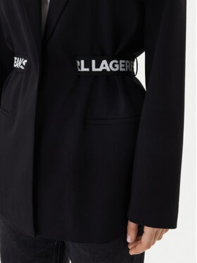 Karl Lagerfeld Jeans Marynarka B1W14024 Czarny Regular Fit