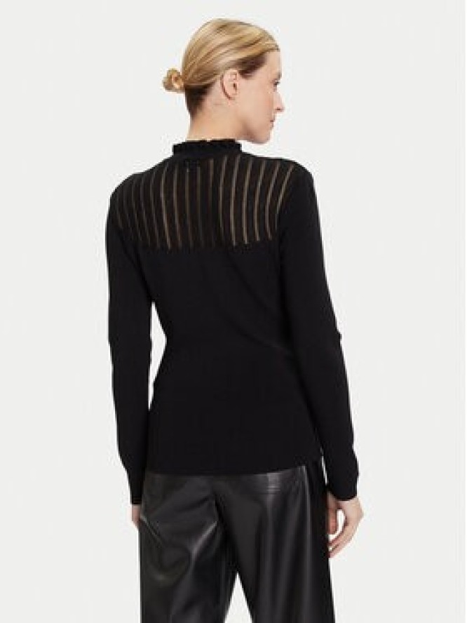 Morgan Sweter 252-MSNOWI Czarny Slim Fit