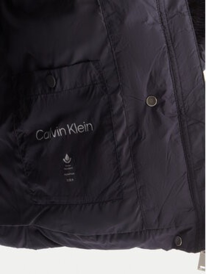 Calvin Klein Kurtka puchowa LV044D525G Granatowy Relaxed Fit
