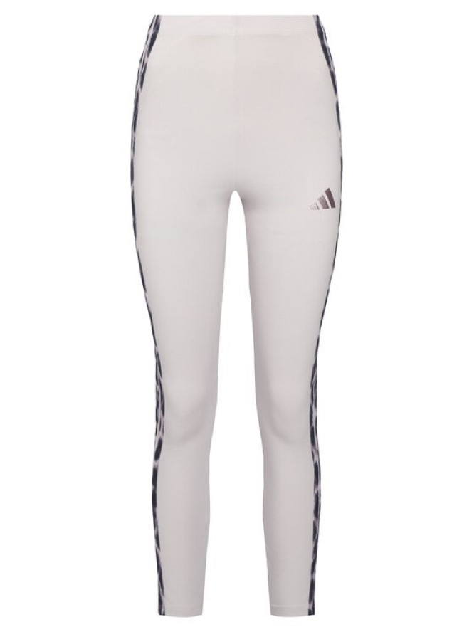 adidas Legginsy Seasonal Essentials Leopard Print KC3883 Fioletowy Slim Fit