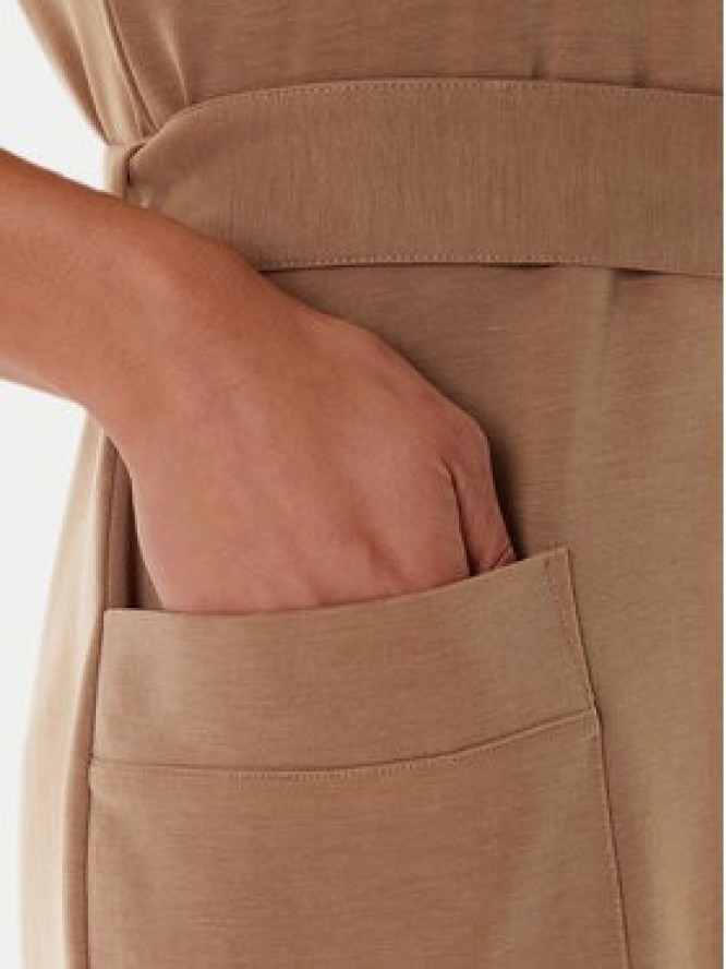 Tatuum Sukienka koszulowa Zoe T2502.203 Beżowy Regular Fit