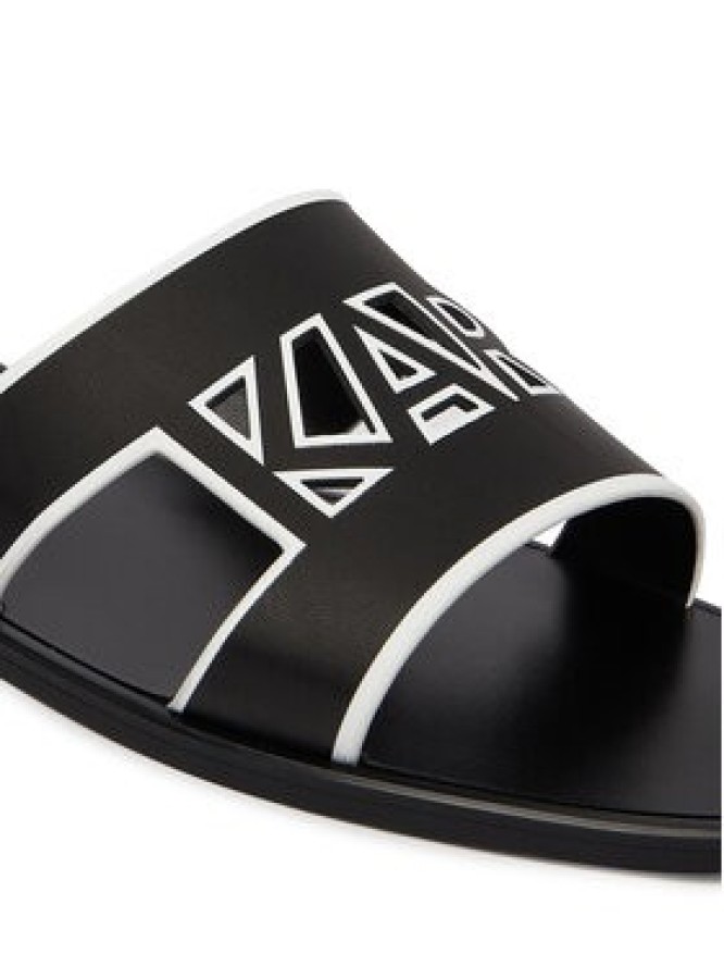 KARL LAGERFELD Klapki Skoot III KL80406C Czarny