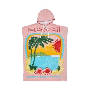 Poncho Roxy Atlas Hoodie Pink