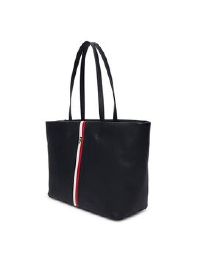 Tommy Hilfiger Torebka Th Corp Ess Tote AW0AW19334 Granatowy