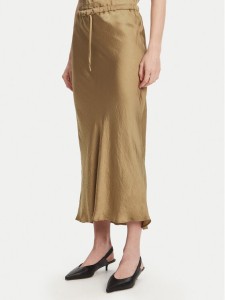 Marella Spódnica midi No 2513101055 Beżowy Regular Fit