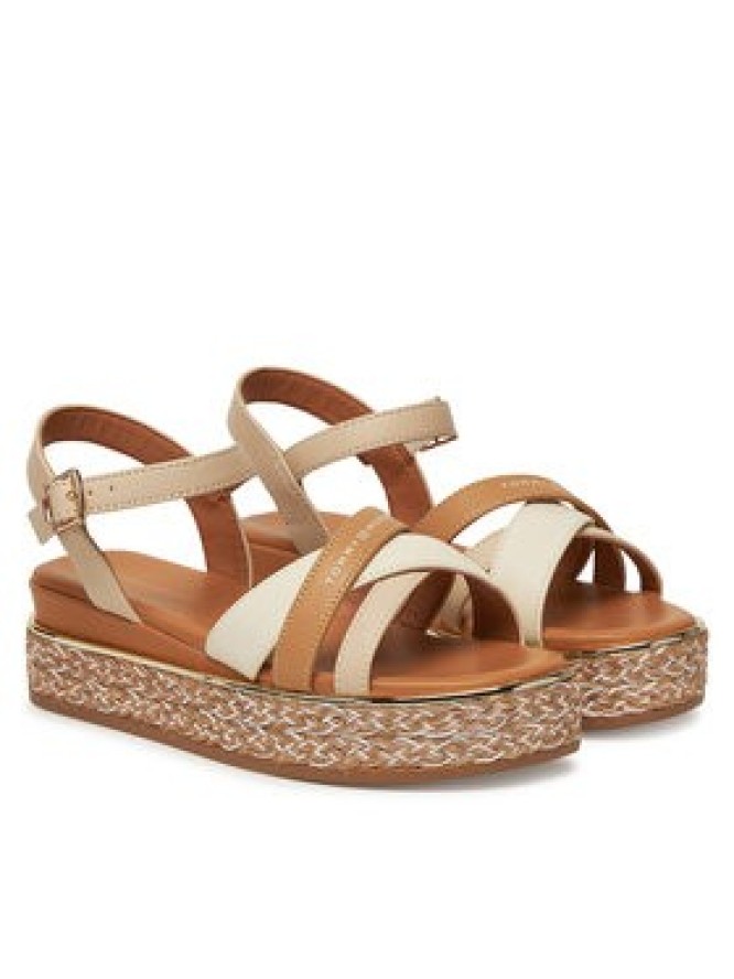 Tommy Hilfiger Espadryle T3A2-33790-0371 S Beżowy