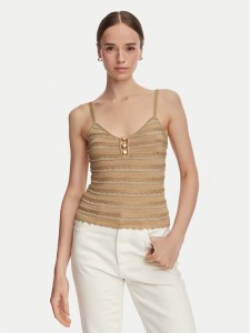 Guess Top W6YR32 Z1027 Złoty Regular Fit