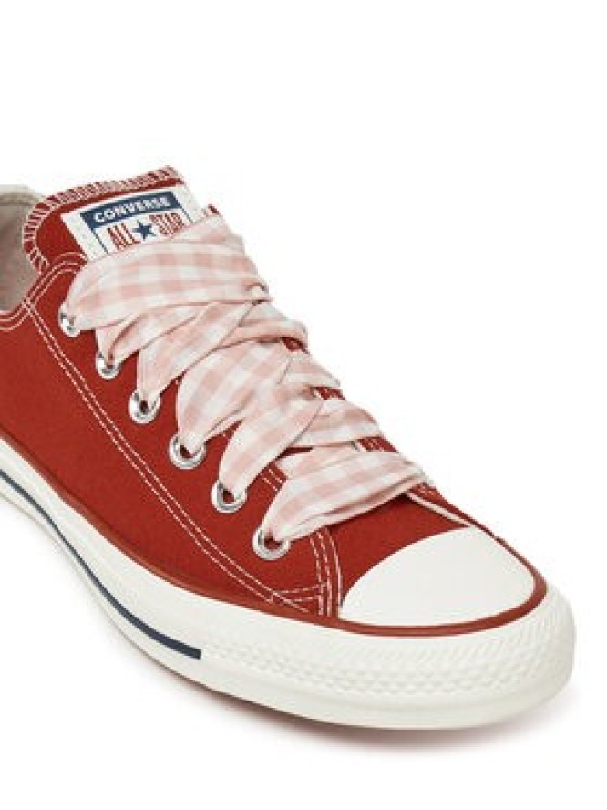Converse Trampki Chuck Taylor All Star Gingham A13662C Czerwony