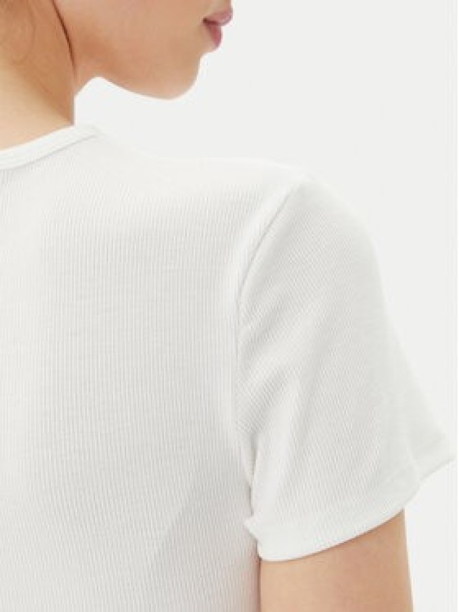 ONLY T-Shirt Daniella 15350554 Biały Slim Fit