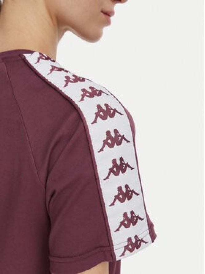 Kappa T-Shirt 371U6WW Fioletowy Regular Fit