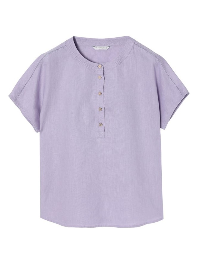 TATUUM Lniana bluzka w kolorze fioletowym rozmiar: 40