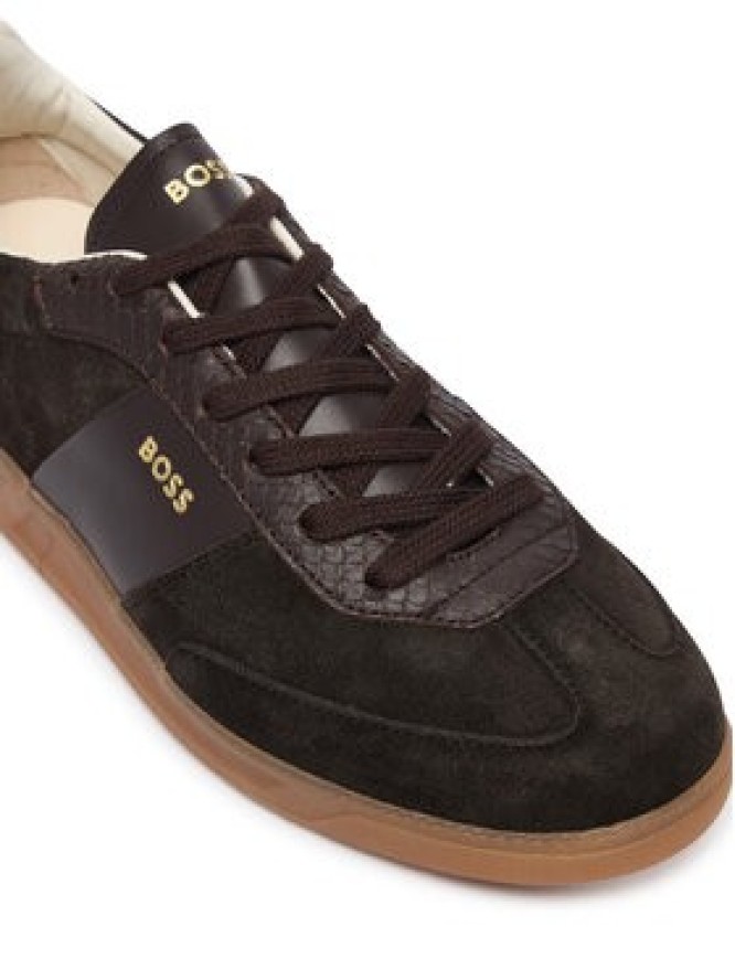 BOSS Sneakersy Brenta 50573842 Brązowy ciemny