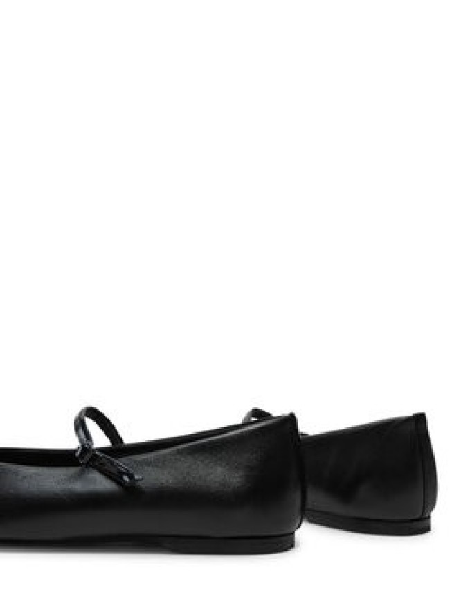 Calvin Klein Baleriny Mary Jane Ballerina - Lth HW0HW02307 Czarny