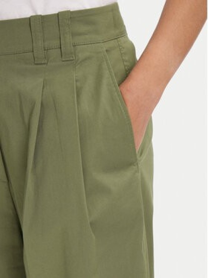 Marc O'Polo Spodnie materiałowe 506 0341 10105 Zielony Loose Fit