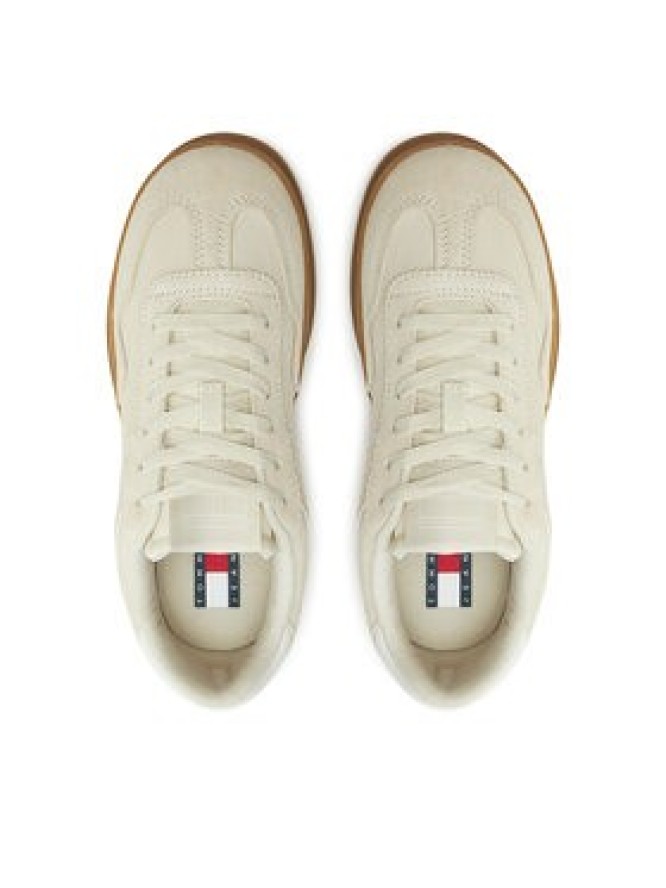 Tommy Jeans Sneakersy The Greenwich Suede EN0EN02696 Écru