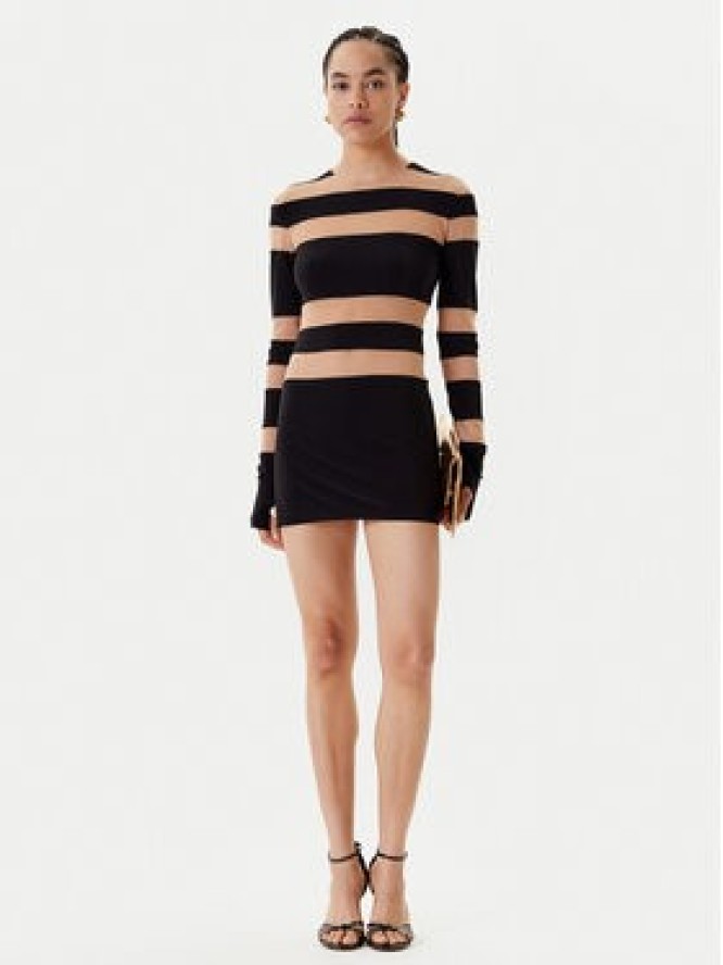 NORMA KAMALI Sukienka codzienna KK3243PMB48239 Czarny Slim Fit