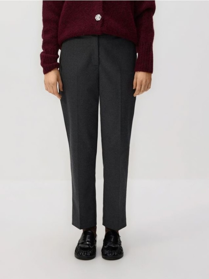 Spodnie cygaretki - szary