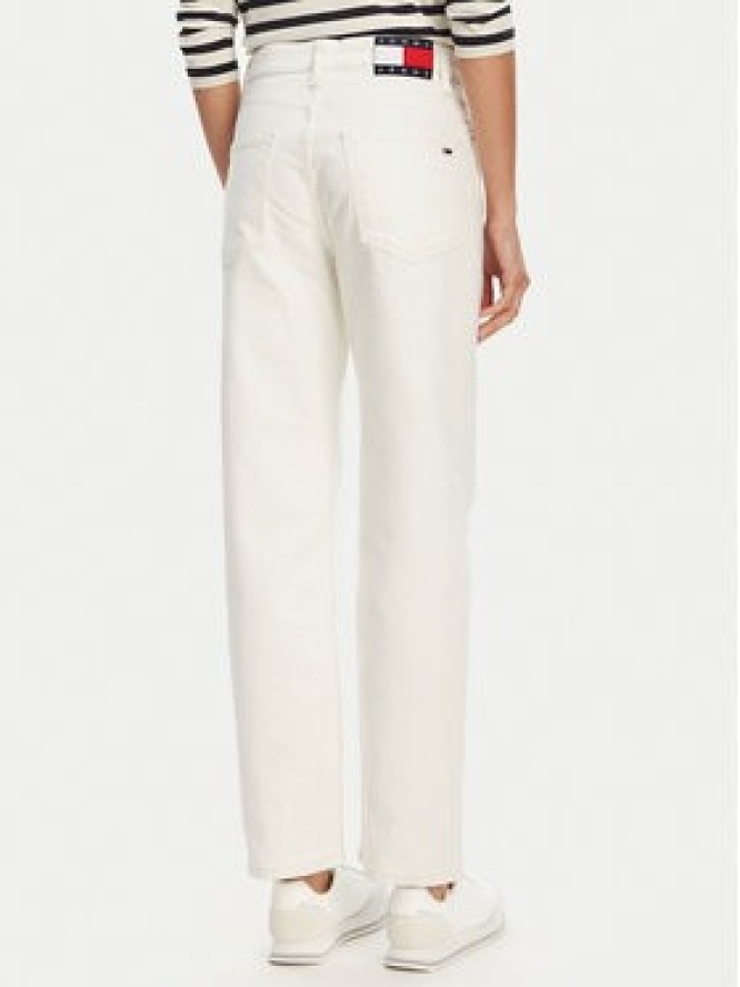 Tommy Jeans Jeansy Layla DW0DW20481 Biały Straight Fit