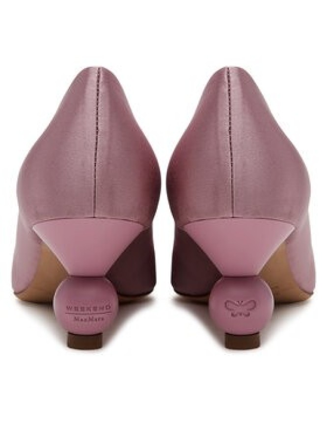 Weekend Max Mara Czółenka Renzasatin 2515521055600 Różowy