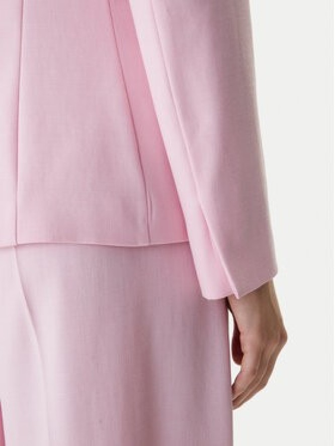 Marella Marynarka Slogan1 2615041211 Różowy Slim Fit