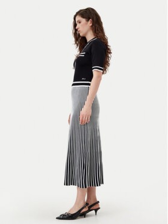 KARL LAGERFELD Sukienka dzianinowa A1W13026 Czarny Regular Fit