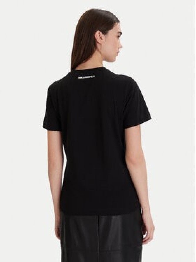 KARL LAGERFELD T-Shirt A1W17129 Czarny Regular Fit
