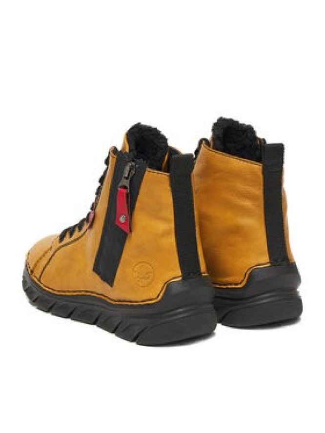 Rieker Trzewiki CEO-55024-68 Żółty