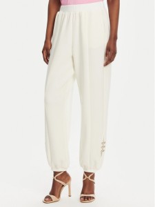 Liu Jo Sport Spodnie dresowe TA5229 J4869 Biały Relaxed Fit