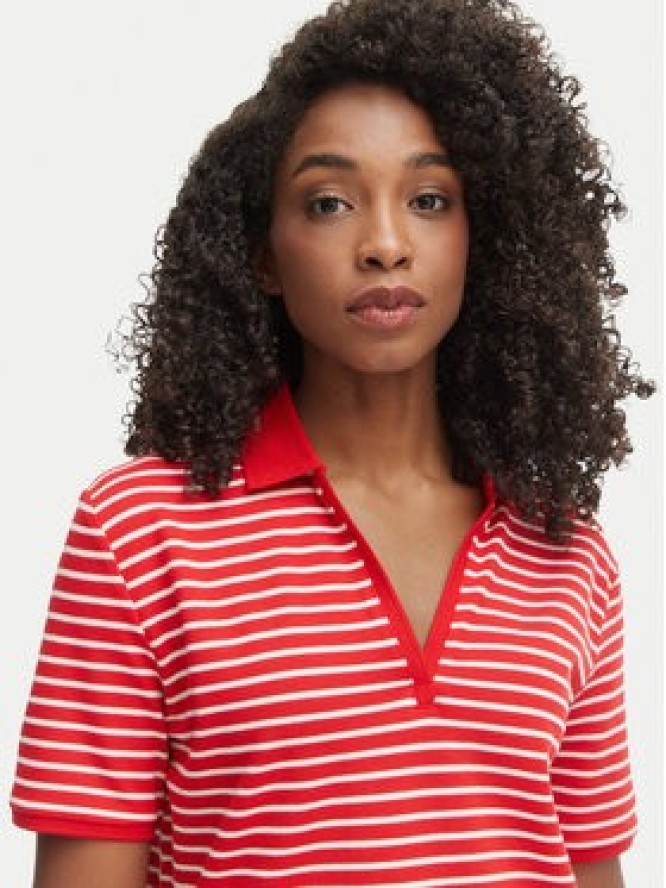 Tommy Hilfiger Polo WW0WW48720 Czerwony Relaxed Fit