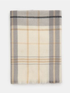 Szalik w kratę - wielobarwny